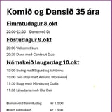 Dansnámskeið 10.okt