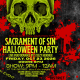THE SACRAMENT OF SIN: HALLOWEEN PARTY (FREE EVENT)
