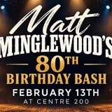 Matt Minglewood's 80th Birthday Bash
