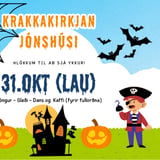 Krakkakirkjan í Jónshúsi - Hrekkjavaka 🎃