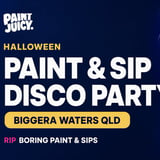 💀 HALLOWEEN PAINT & SIP PARTY BIGGERA WATERS x PAINT JUICY