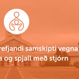 Fræðsla um krefjandi samskipti vegna geðraskana og spjall með stjórn