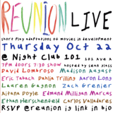 Reunion Live Short Play Night