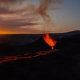Eldur á Reykjanesskaga
