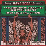 A Celebration of Fela Kuti Induction to the RnR Hall of Fame (18+)