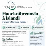 Hátæknibrennsla - Fundur í Norræna húsinu