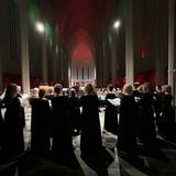 Kyrrðarstund við kertaljós