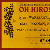 Oh Hiroshima (SE) - 16.10.2026 Poznań + Beyond the Event Horizon (PL)