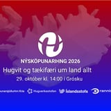 Nýsköpunarþing 2026 - Hugvit og tækifæri um allt land