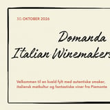 🇮🇹 Italian Winemakers Dinner – Domanda