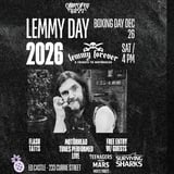 LEMMY DAY ADELAIDE 2026 - FREE ENTRY!