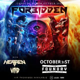 FORBIDDEN - Chaos by Design Tour 2026 - MOVED FROM MERCURY