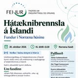 Hátæknibrennsla - Fundur í Norræna húsinu