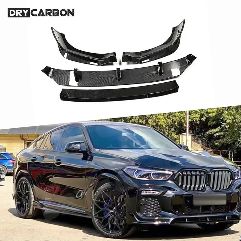 For BMW X6M F96 20202023 Carbon Fiber Three Stops Front, 43 OFF