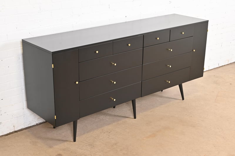 Paul McCobb Black Lacquered Planner Group SixDrawer, 51 OFF
