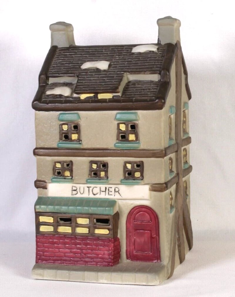 VINTAGE GENERAL STORE LIGHTED CHRISTMAS VILLAGE HOUSE 1980s, 47 OFF