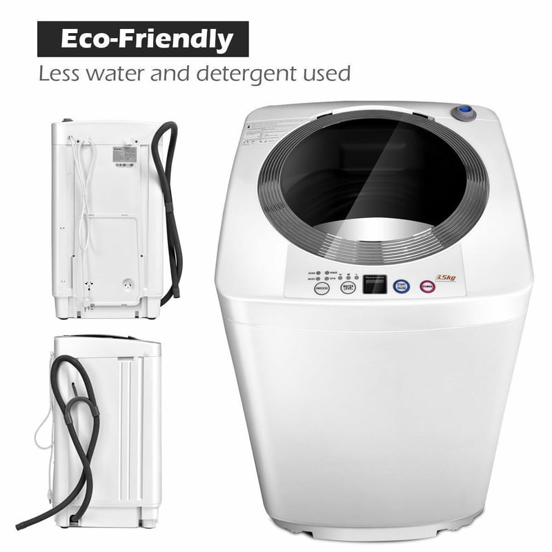 Costway EP22761 240 W Top Load Washing Machine White For, 41 OFF