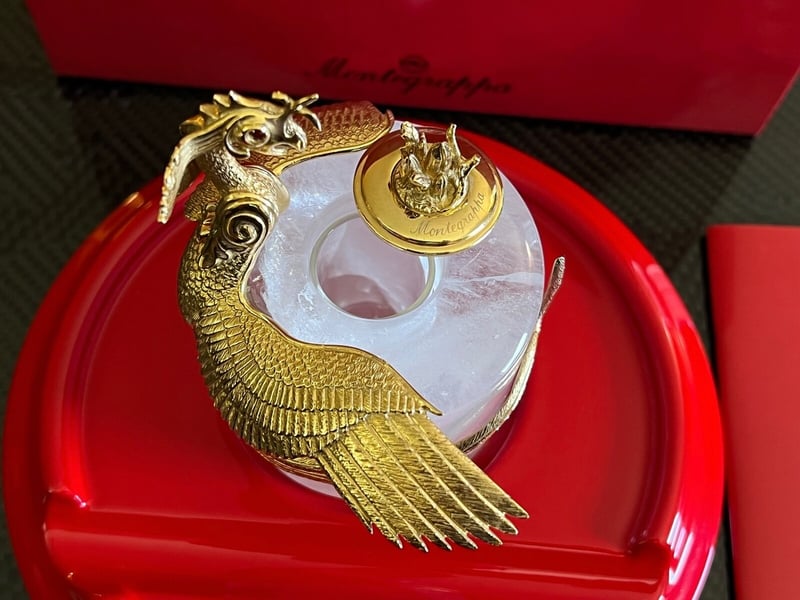 Montegrappa Eternal Bird Inkwell Limited Edition Of 500, 53 OFF