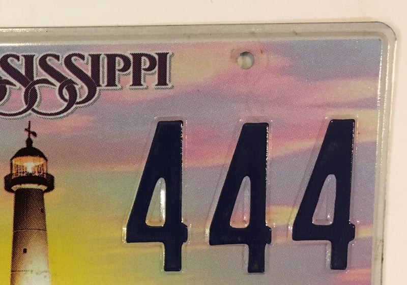 TRIPLE DIGIT License Plate LAL 444 Liam Larry Laura Logan, 43 OFF