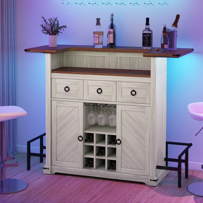 Wooden White Home Pubs Bars For Sale, 58 OFF