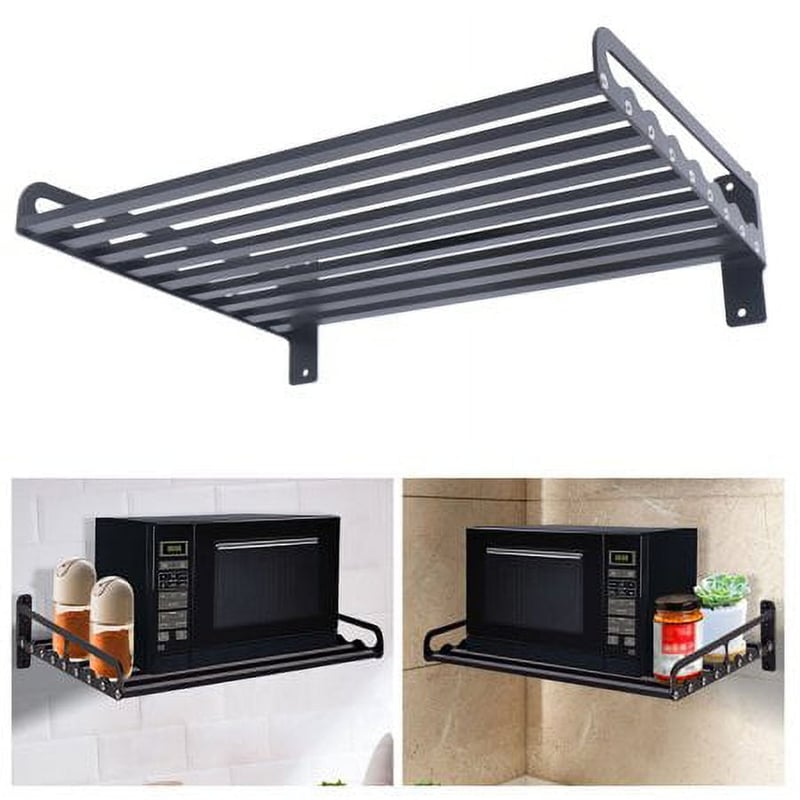 Wall Mounted Microwave Oven Bracket Kitchen Storage Cooker, 49 OFF