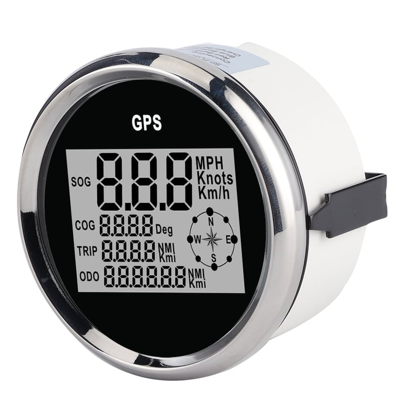 GPS Speedometer Motorcycle Speed Gauge Odometer Adjustable, 47 OFF