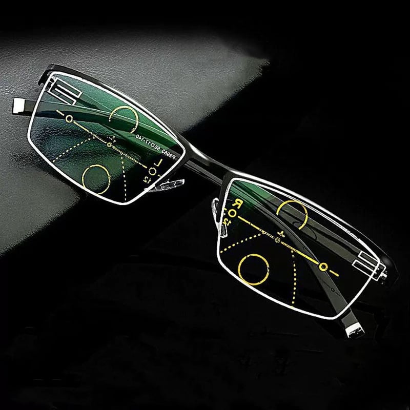 Mens Photochromic Progressive Reading Glasses Varifocals, 40 OFF
