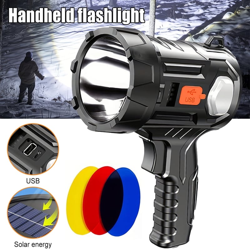 Rechargeable Spotlight Spot Lights Hand Held Large, 60 OFF