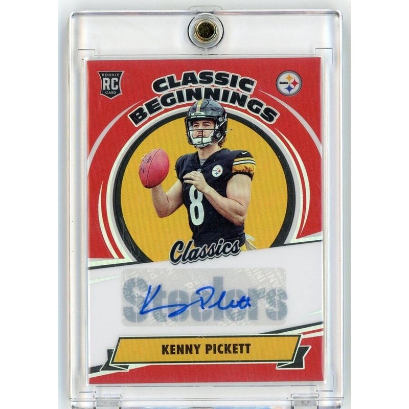 Kenny Pickett Card Steelers QB Rookie RC Clean Mint NM, 48 OFF