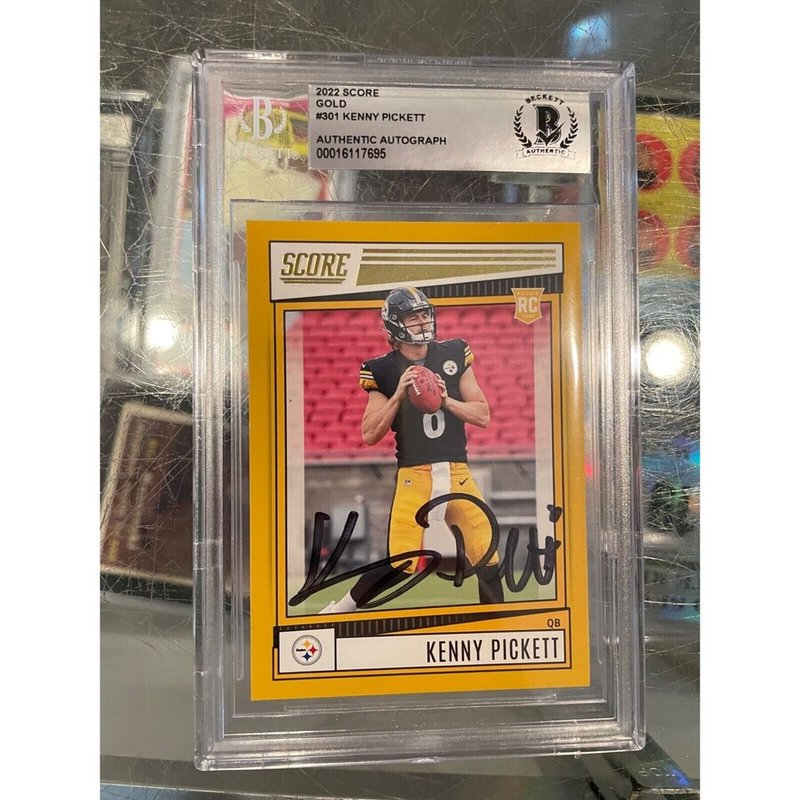 Kenny Pickett Card Steelers QB Rookie RC Clean Mint NM, 48 OFF