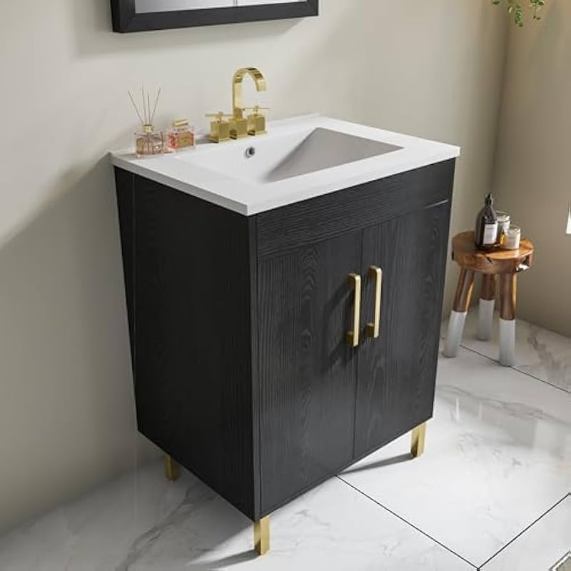 36'' Bathroom Vanity With Basin Sink Bathroom With, 57 OFF