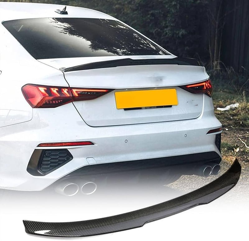 For 2223 Audi A3 RS3 S3 Sedan VStyle Real Carbon Fiber, 53 OFF