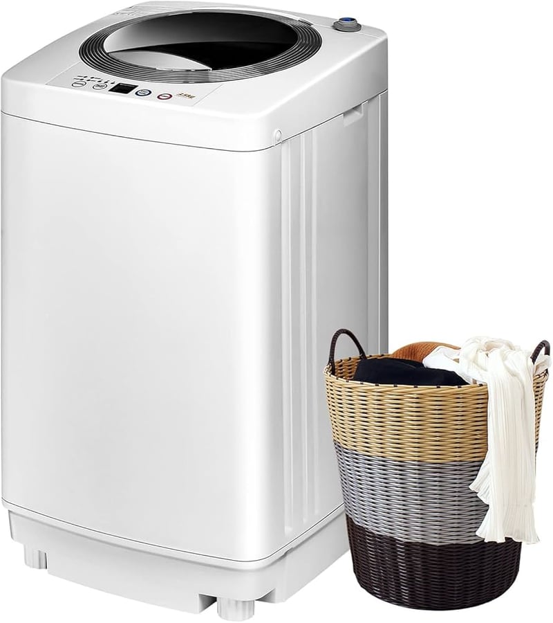 Costway EP22761 240 W Top Load Washing Machine White For, 41 OFF