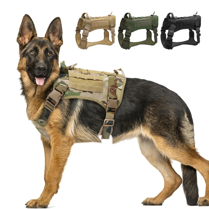 BUMBIN Tactical Dog Harness For Large Dogs No Pull, Famous, 42 OFF