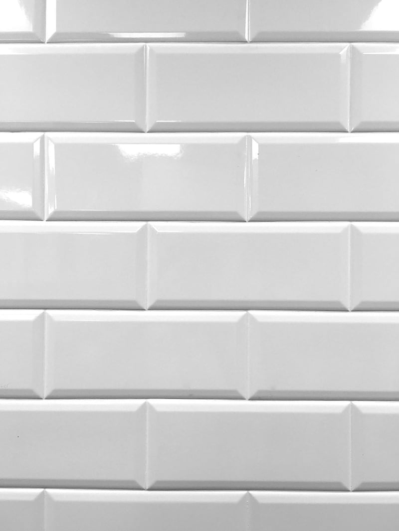 Gray 3x6 Beveled Matte Finish Ceramic Subway Tile, 42 OFF