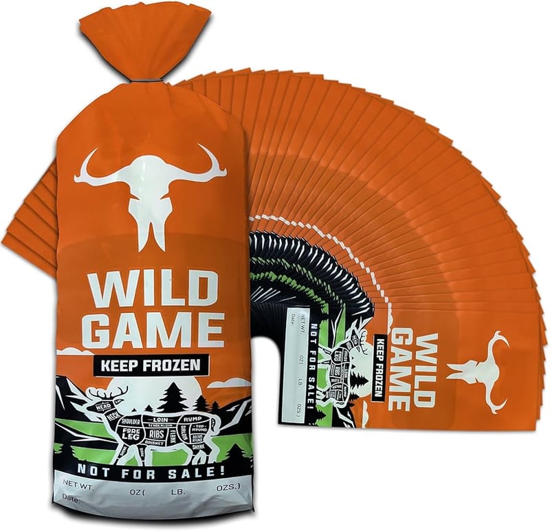 Wild Game Freezer Bags For Ground Meat Or Venison LB Blaze, 42 OFF