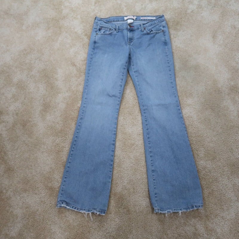 Z Cavaricci Vintage 90's High Waist Acid Wash Boot Cut Pants Sz 28