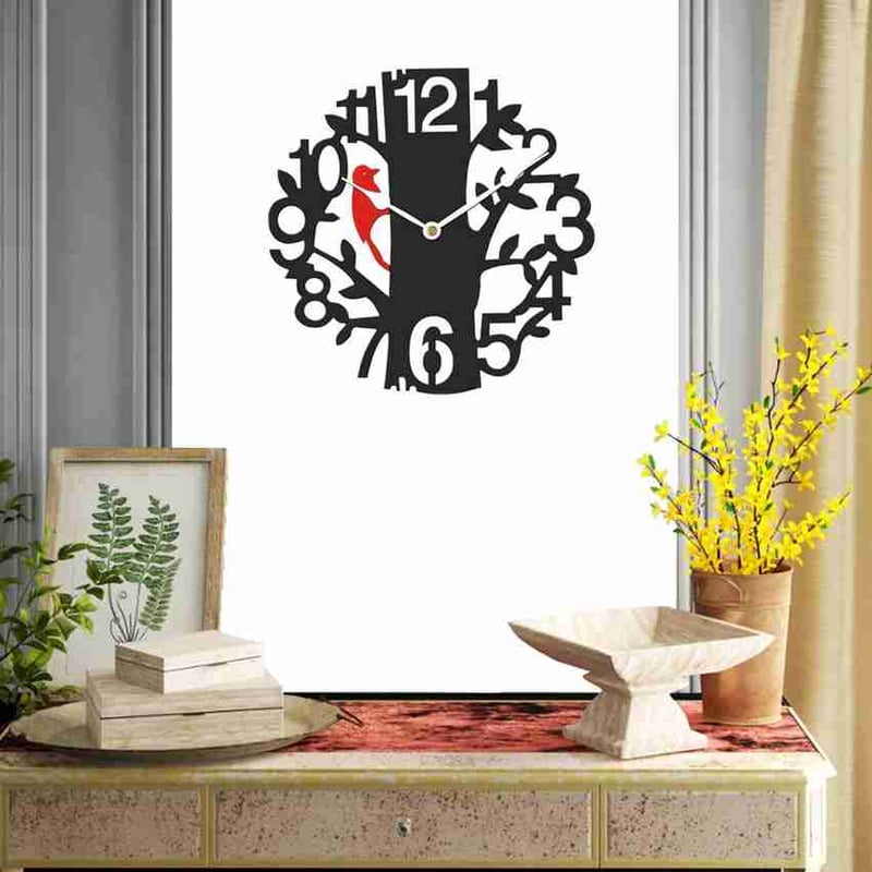 3D DIY Large Frameless Wall Clock Mirror Numbers Sticker, 55 OFF