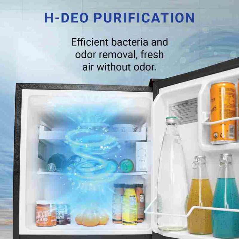 EMacht Compact Mini Fridge Single Door Freezer 7Level , 44 OFF