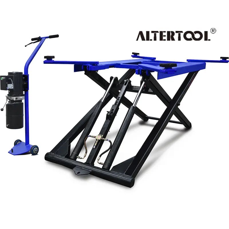 Mid Rise Scissor Lift 6,000 Capacity Car Lift Vehicle Truck, 44 OFF