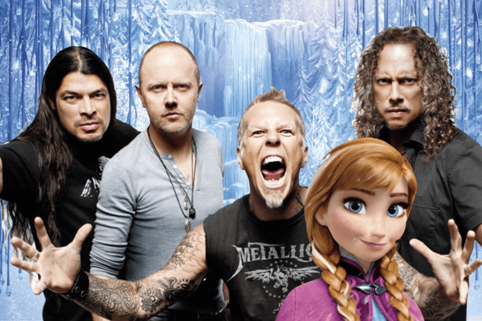 Anna from Frozen Joins Metallica