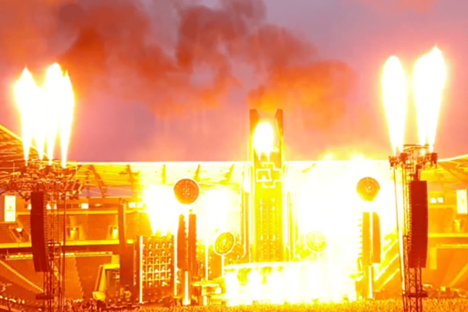 There are Pyrotechnics